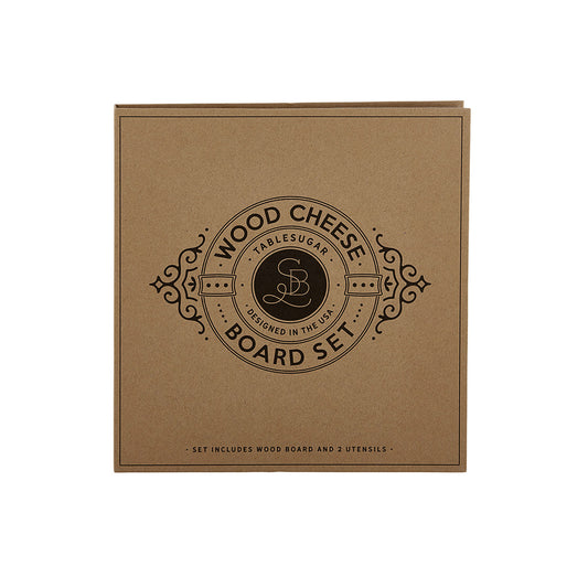 Wood Cheese Board Box