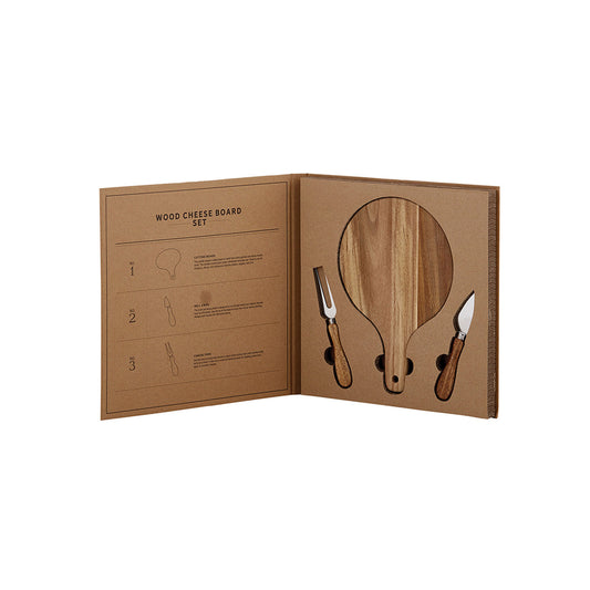 Wood Cheese Board Box