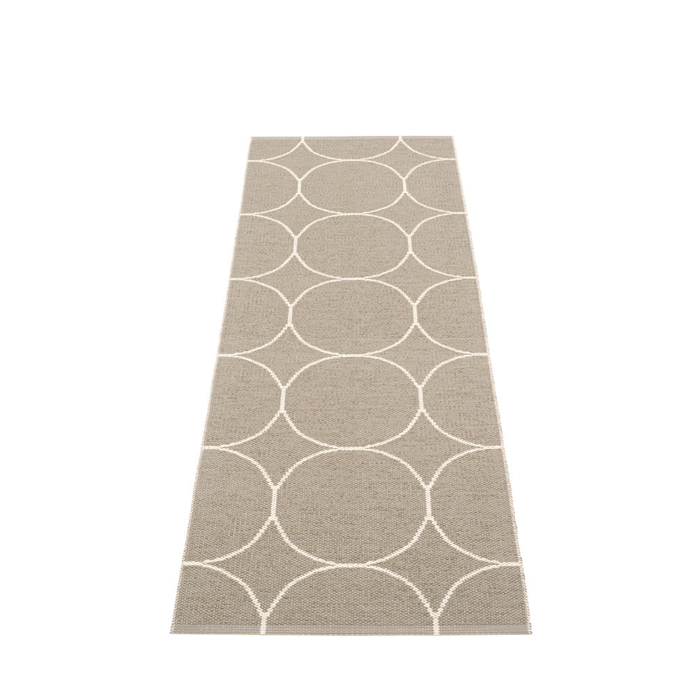 Mecox Plastic Floor Mats Dark Linen/Vanilla (Multiple Sizes)