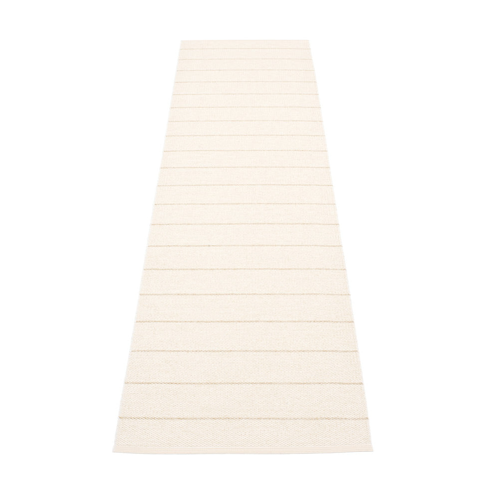 Sag Harbor Plastic Floor Mats Vanilla/Beige Metallic