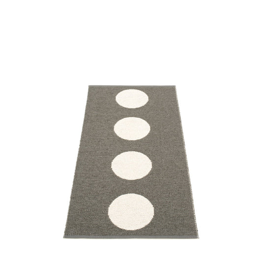North Haven Plastic Floor Mats Charcoal/Vanilla (Multiple Sizes)