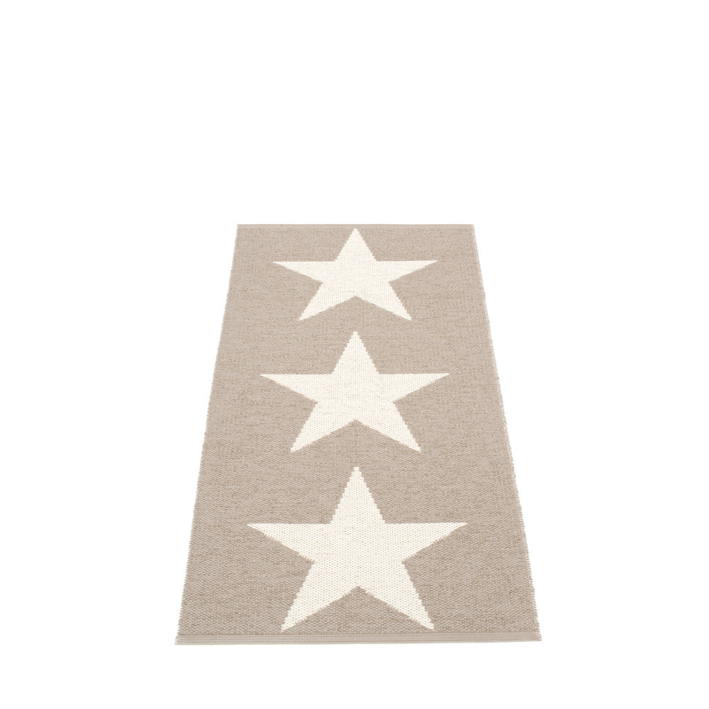 Sagaponack Plastic Floor Mats Mud/Vanilla