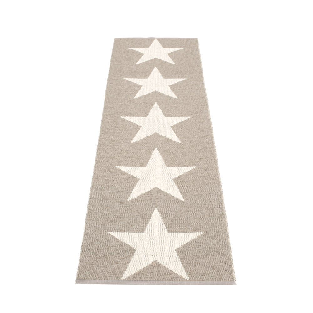 Sagaponack Plastic Floor Mats Mud/Vanilla