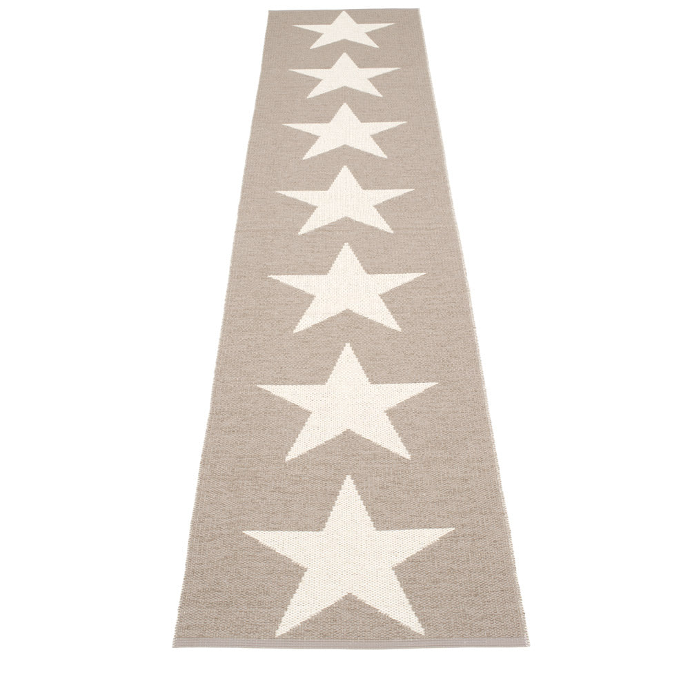 Sagaponack Plastic Floor Mats Mud/Vanilla