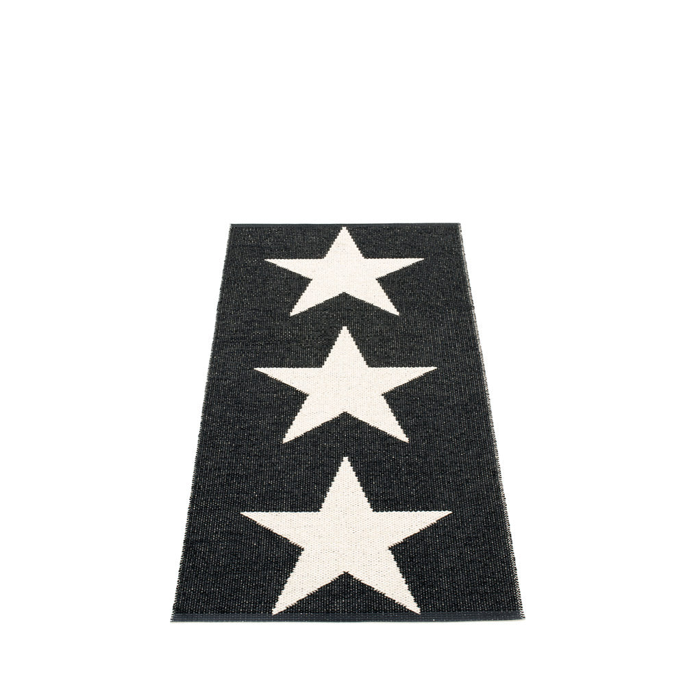 Sagaponack Plastic Floor Mats Black/Vanilla