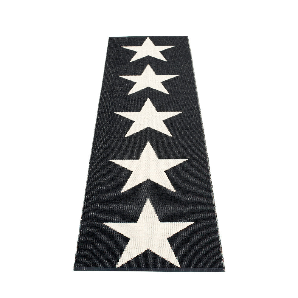 Sagaponack Plastic Floor Mats Black/Vanilla