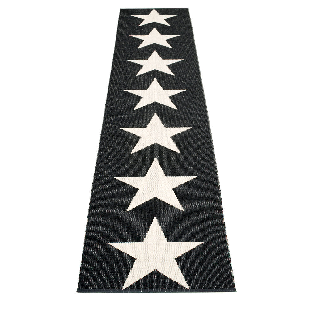 Sagaponack Plastic Floor Mats Black/Vanilla